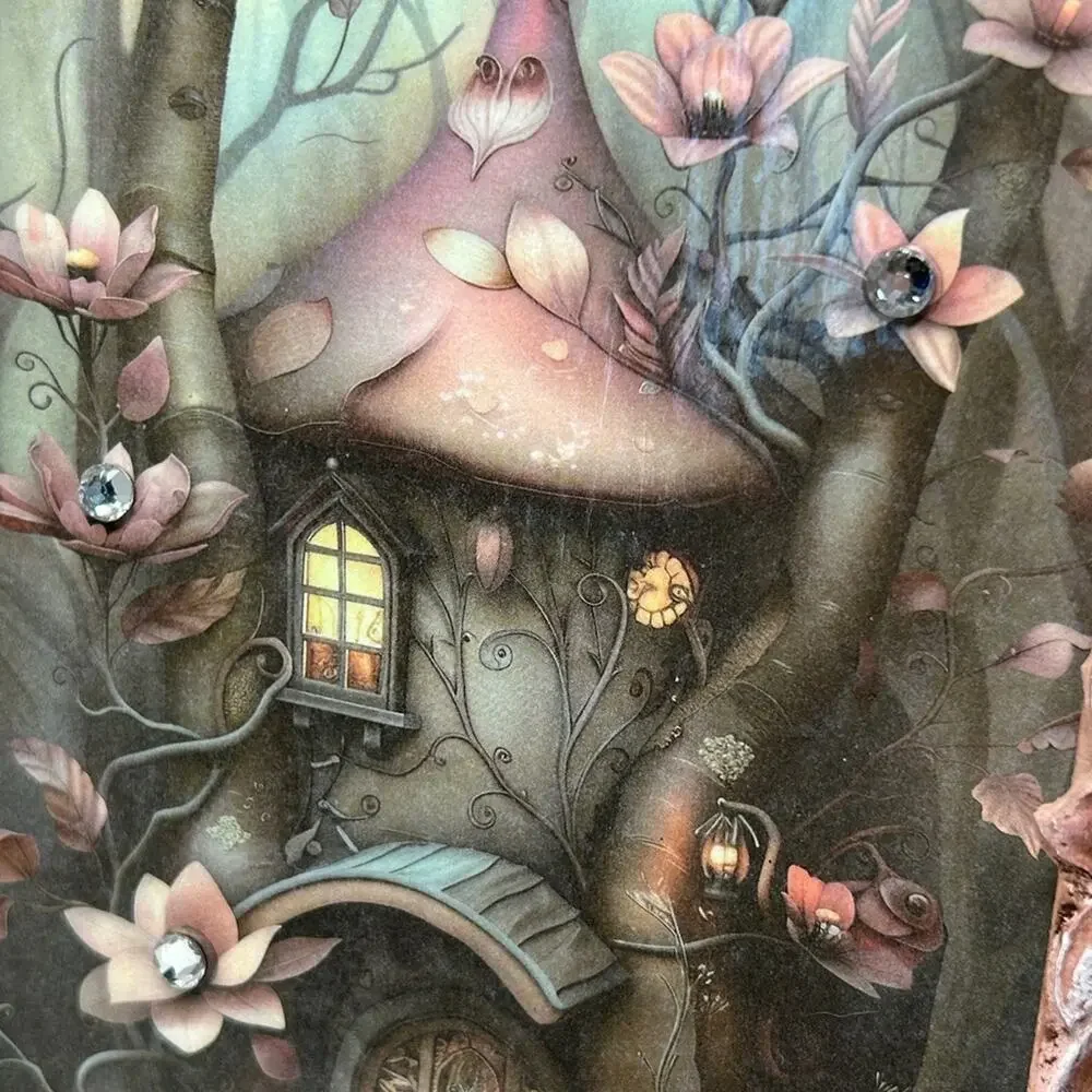 Handcrafted Set of 2 Fantasy Prints Perfect For A Little Girls Room
